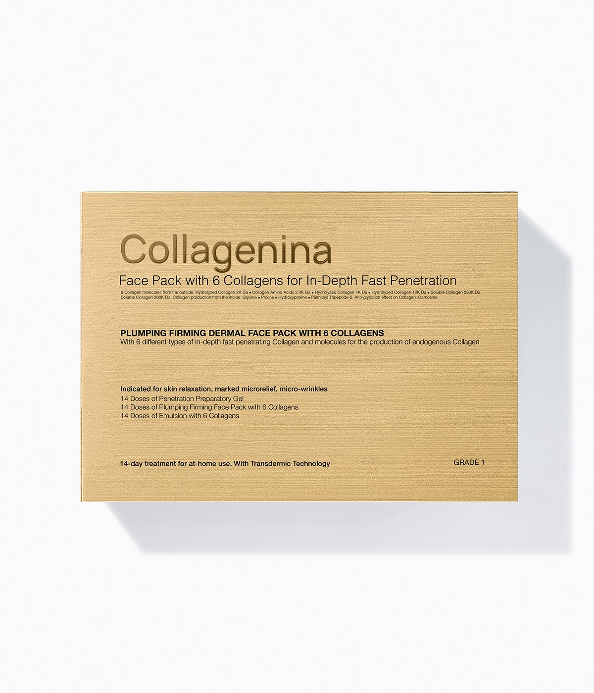 Collagenina Face Pack with 6 Collagens for In-Depth Fast Penetration
